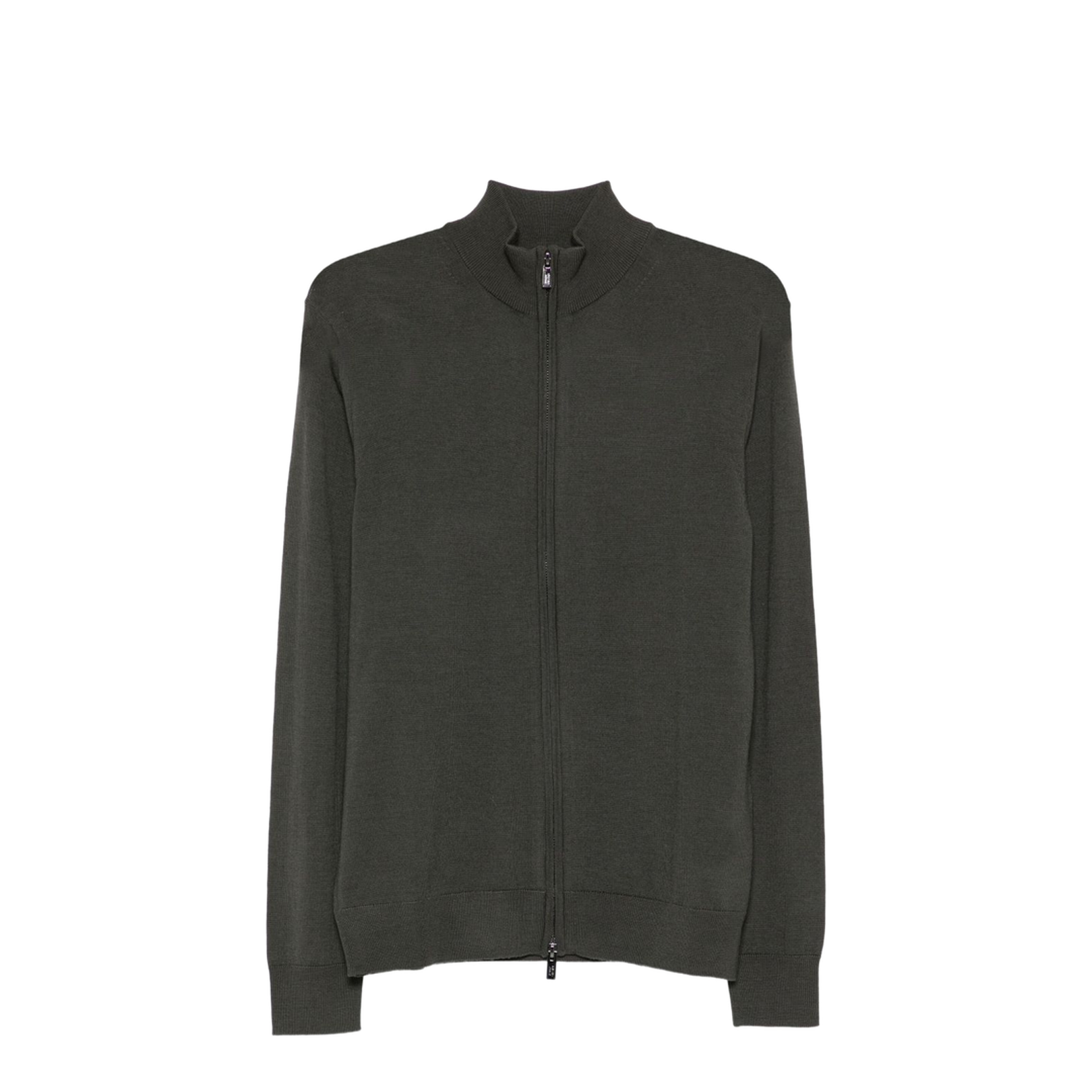 High Neck Zip Fastening Sweater - Image 1