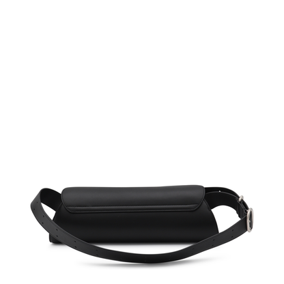 Cannolo Grande Calf Leather Shoulder Bag - Black - Image 6