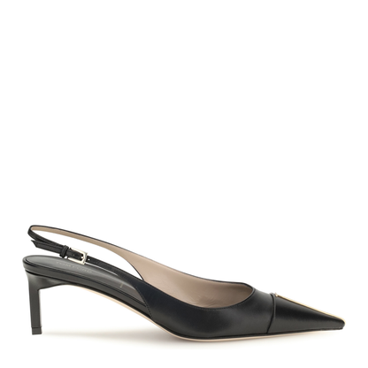 Leather Slingback Pumps - Image 1