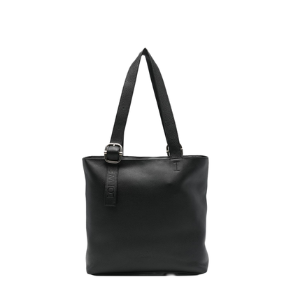 Loop Calfskin Tote - Black - Image 1