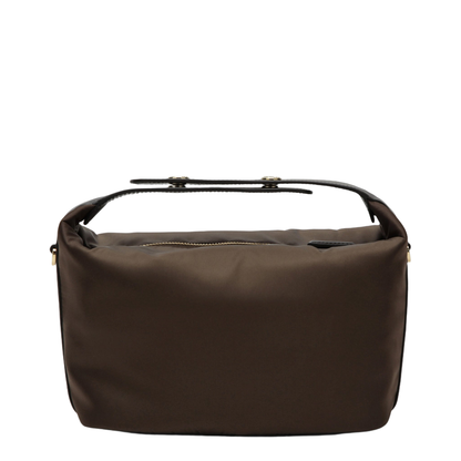 Chérie Mini Bag in Re-Nylon, Burnt - Image 2