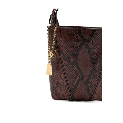Spin Small Calfskin Tote - Rosewood - Image 4