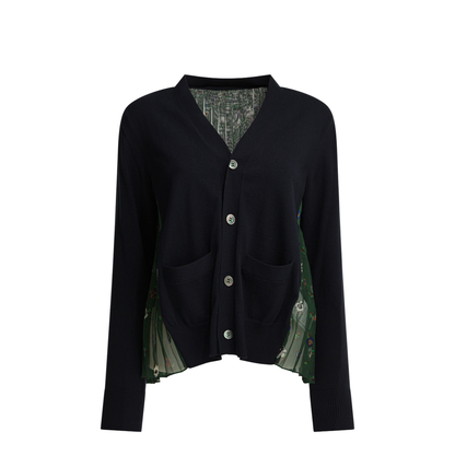 Cardigan With Floral Print - Image 1