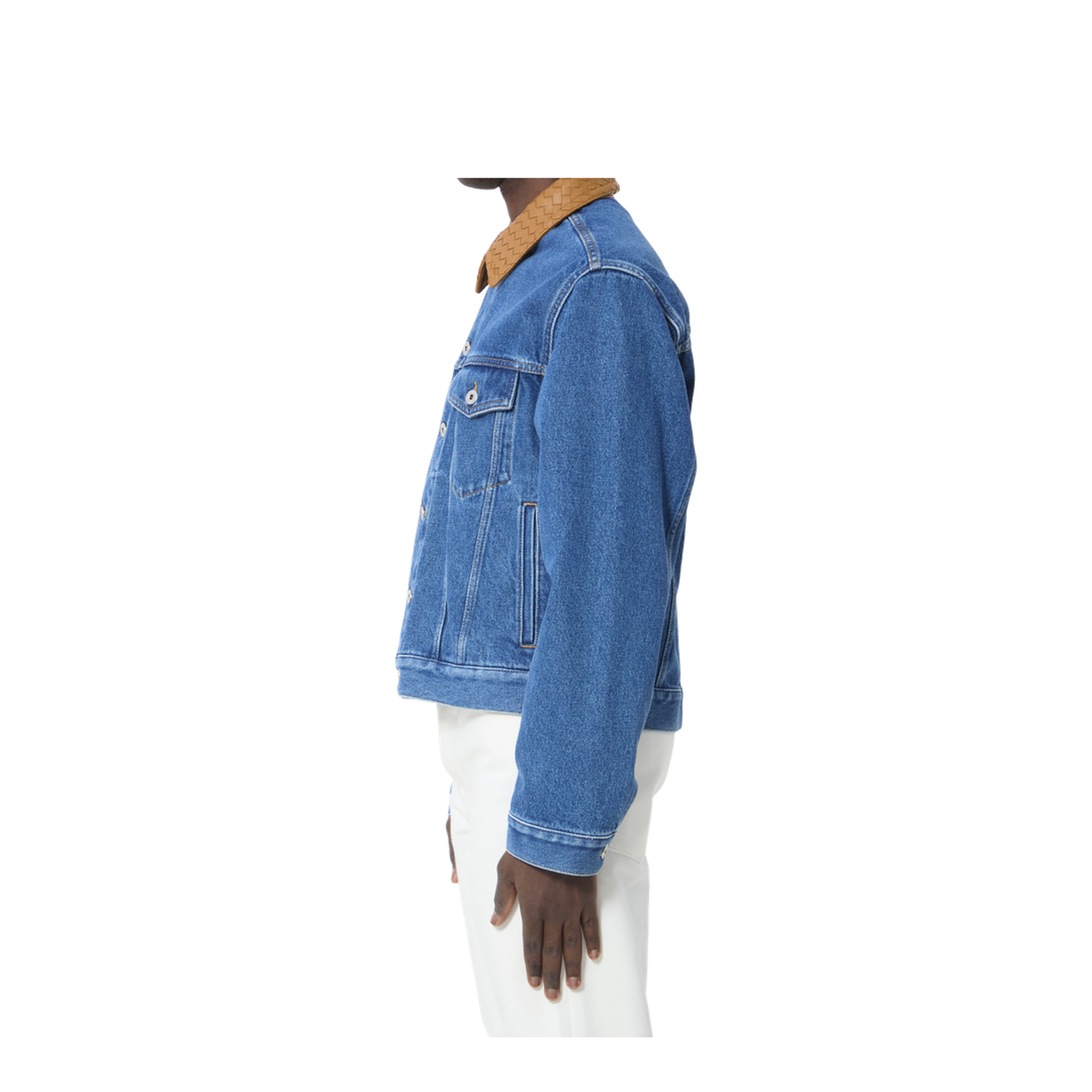 Medium Indigo Wash Denim Jacket - Image 3