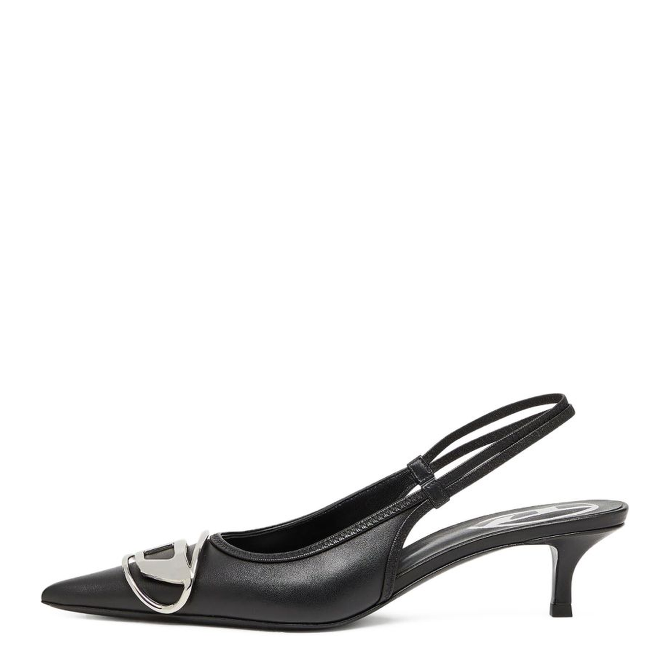 D-Venus SB 40 Slingback Pumps Black - Image 3