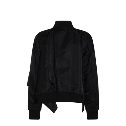 Cropped Bomber Jacket - Image 4