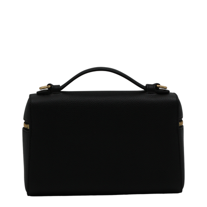 Romy Slim Top Handle Bag - Black - Image 4