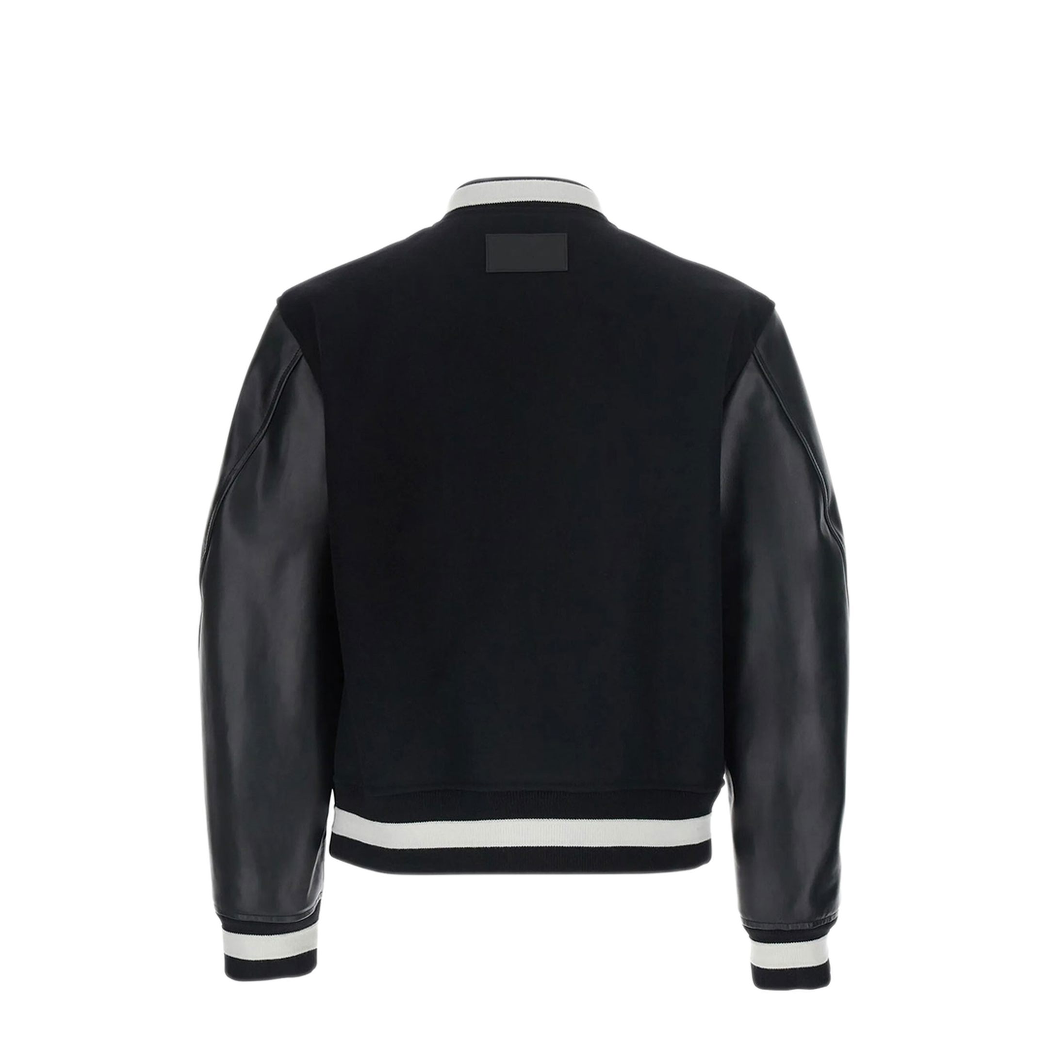 Wool and Leather Varsity Jacket - Image 2