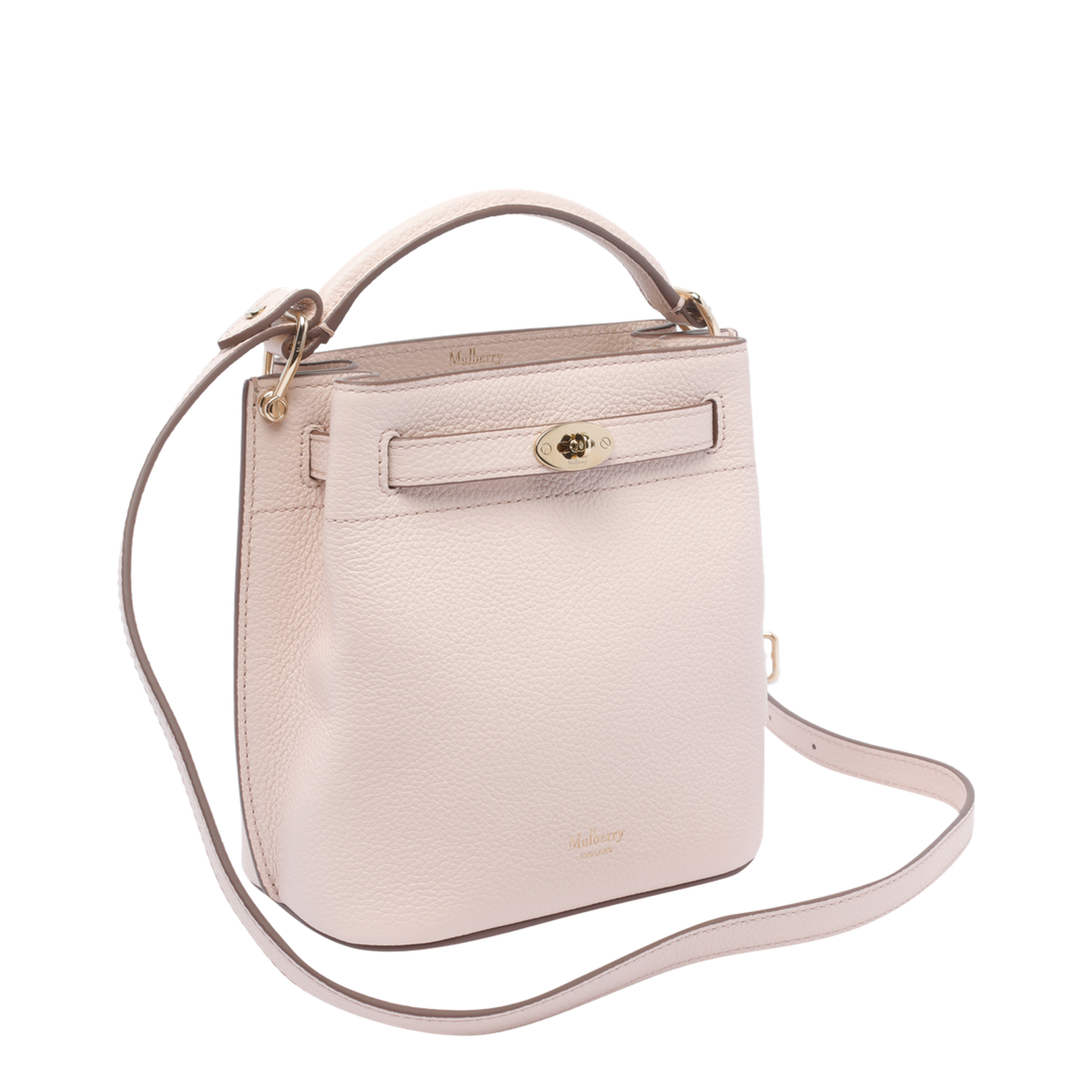 Leather Bucket Bag with Logo - Image 2