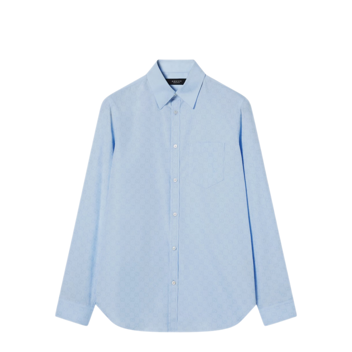 Light Blue Poplin Shirt - Image 1