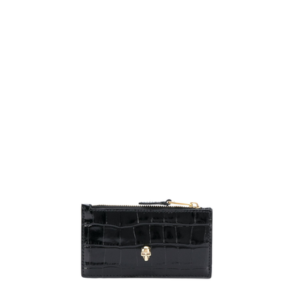 Skull Flat Zip Purse - Image 4