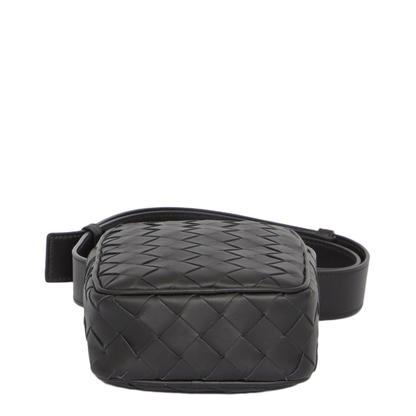 Cassette Mini Leather Crossbody Bags - Black - Image 4