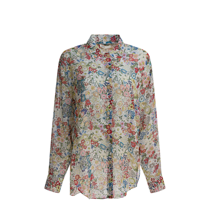 Silk Floral Shirt - Image 1