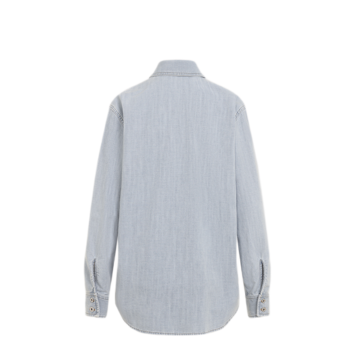 Light Blue Chambray Shirt - Image 4