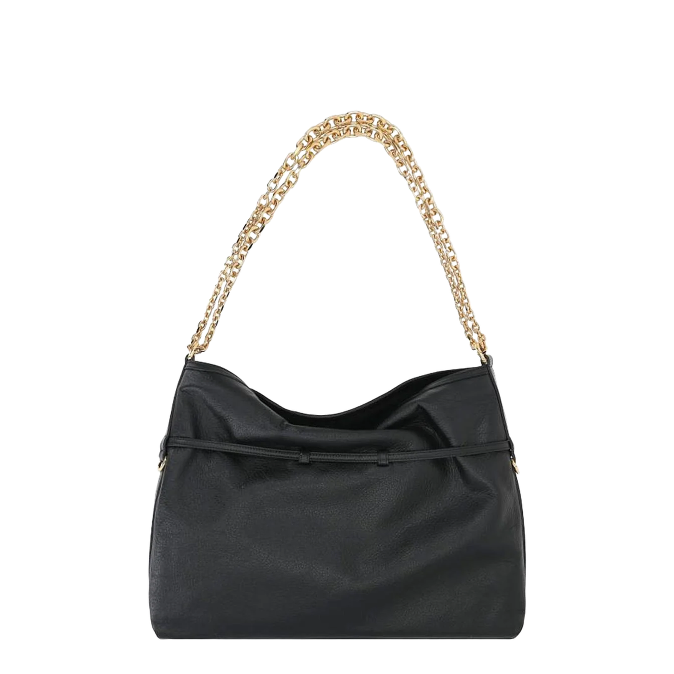 Voyou Chain Medium Grainy Leather Shoulder Bag - Image 2