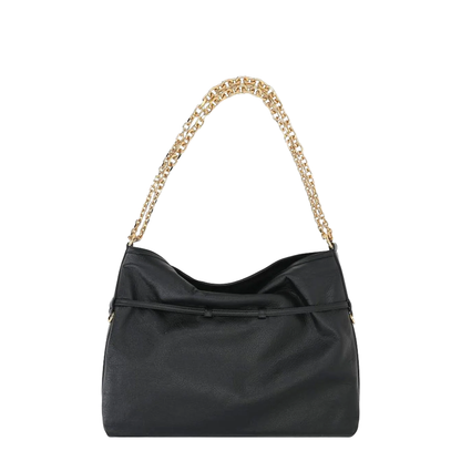Voyou Chain Medium Grainy Leather Shoulder Bag - Image 2