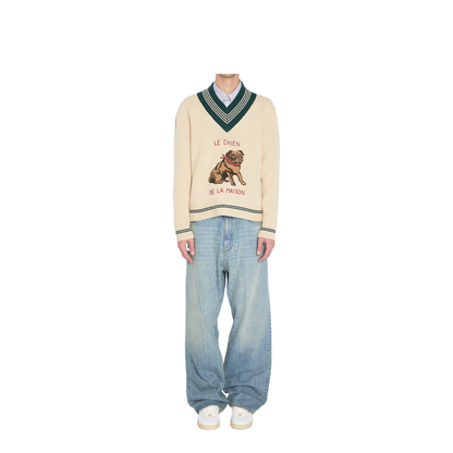 Beige Wool Knitwear - Image 5