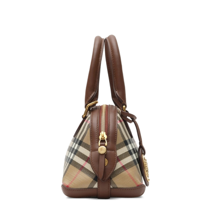 Primrose Mini Coated Cotton Canvas Tote - Archive Beige - Image 2