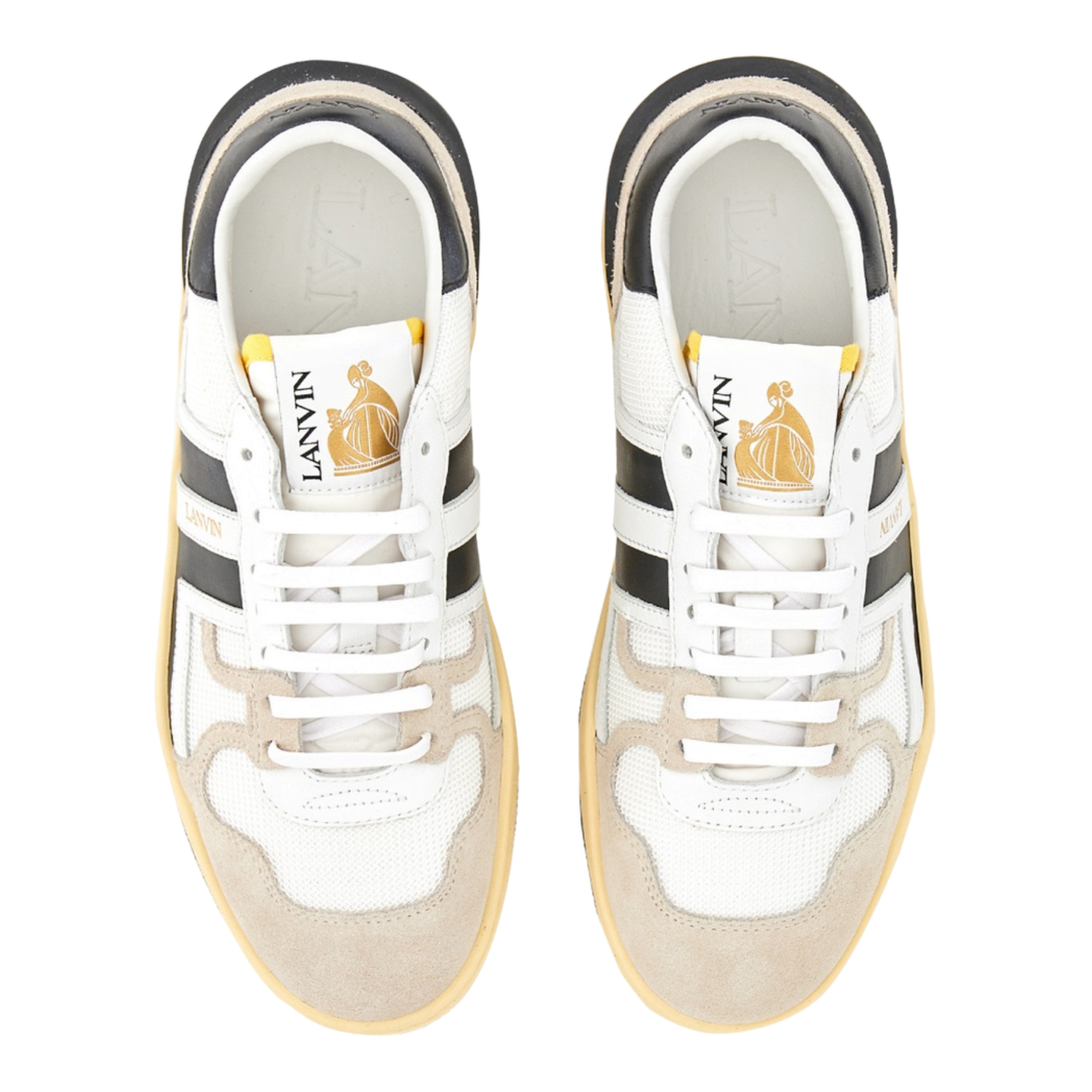 Mesh, Suede and Nappa Leather Sneaker - Image 8