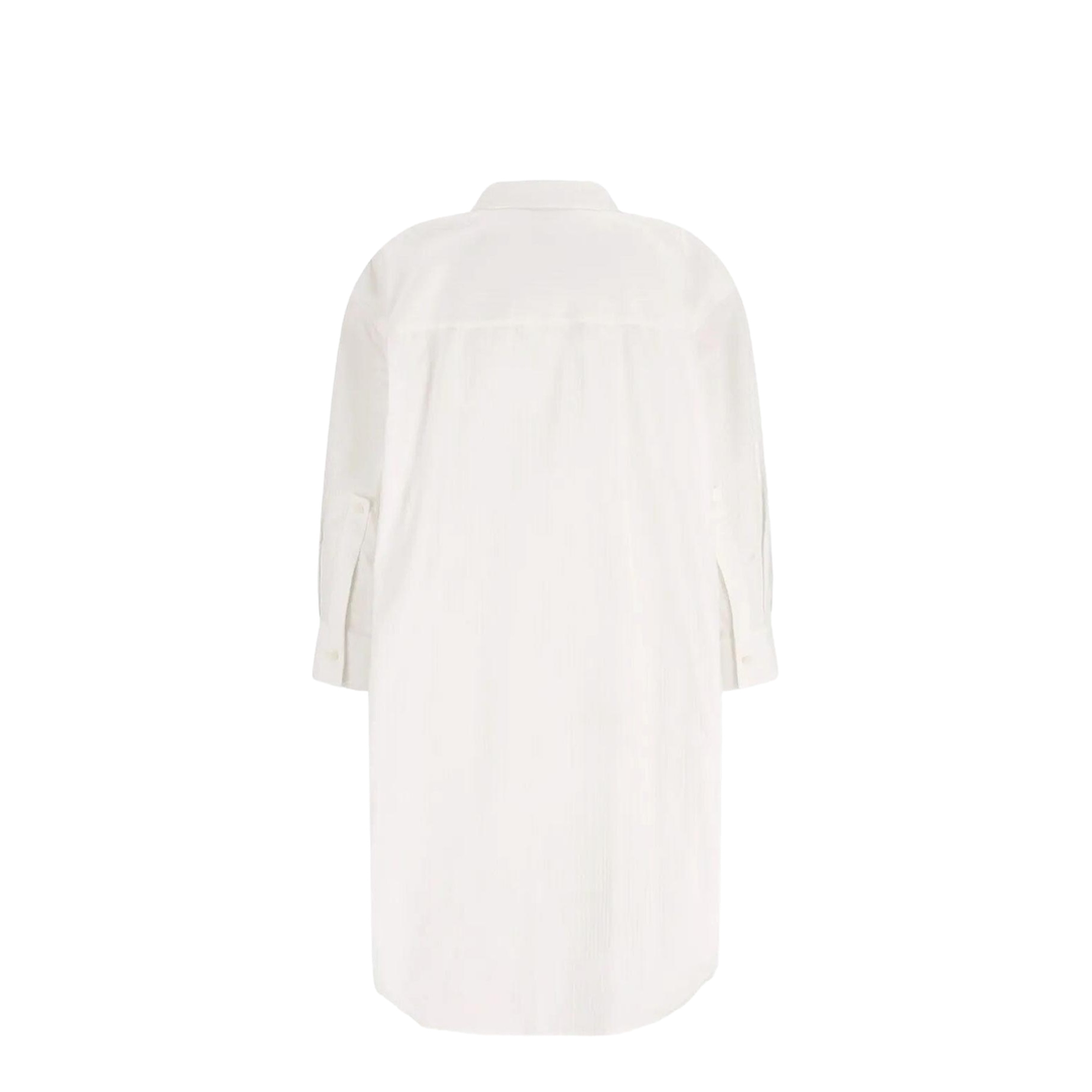 Draped Cotton Dress - Image 2