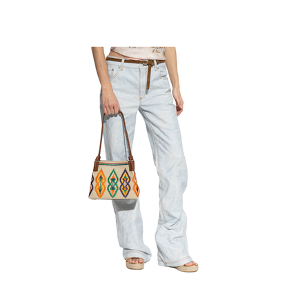 Libra Small Canvas Tote Bag - Cream - Image 2