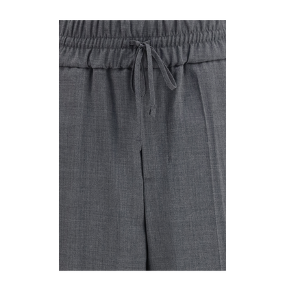 Wool Pants With Elasticated Waist - Image 3