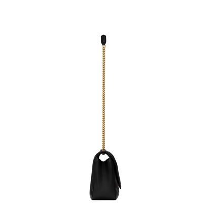 LOULOU Matelassé Lambskin Medium Shoulder Bags - Black - Image 7