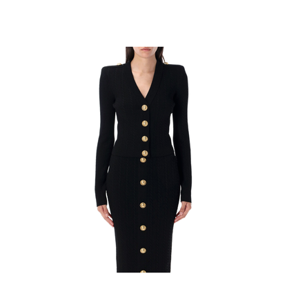 V-necked cardigan - Image 1