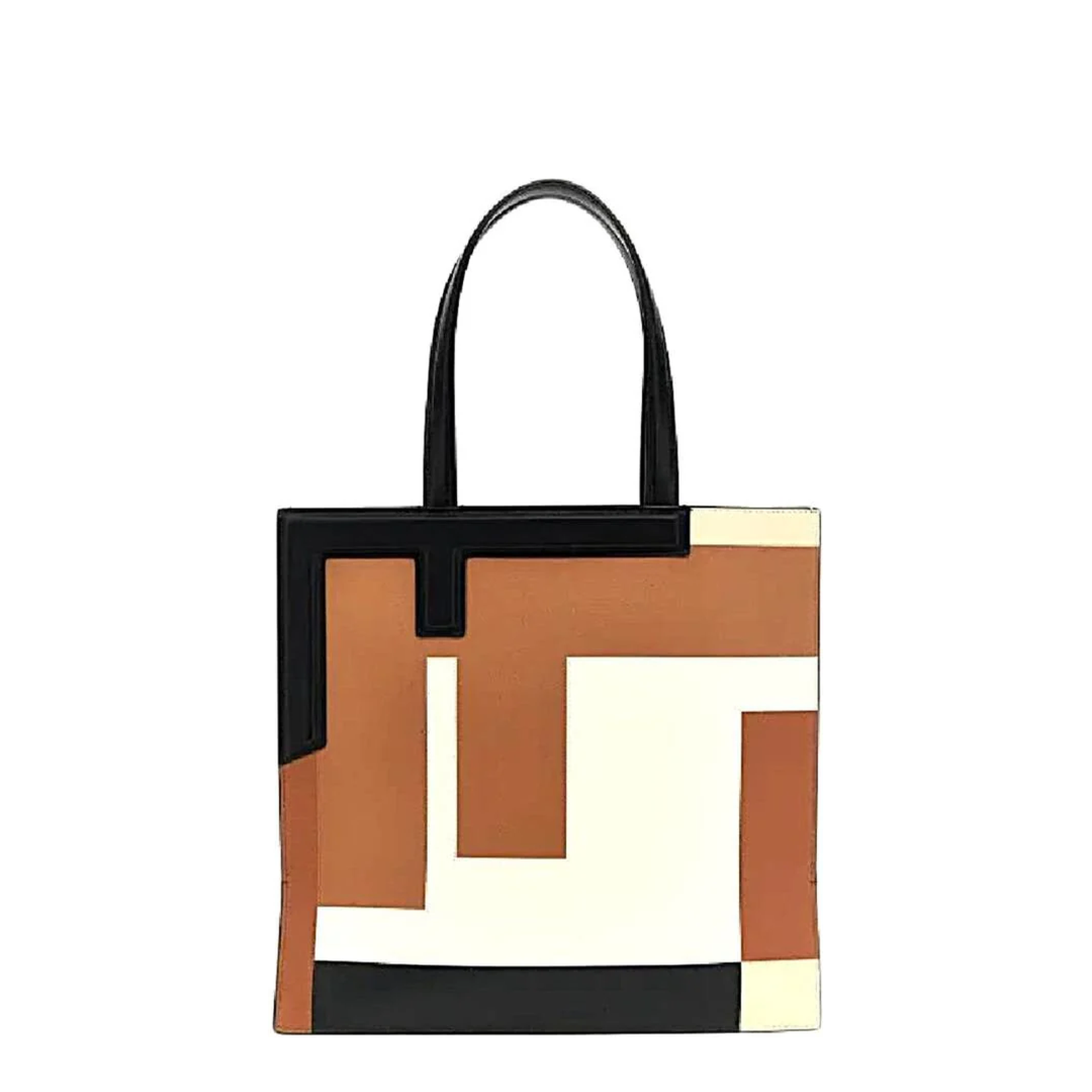 Flip Medium Ff Puzzle Leather Bag - Image 1