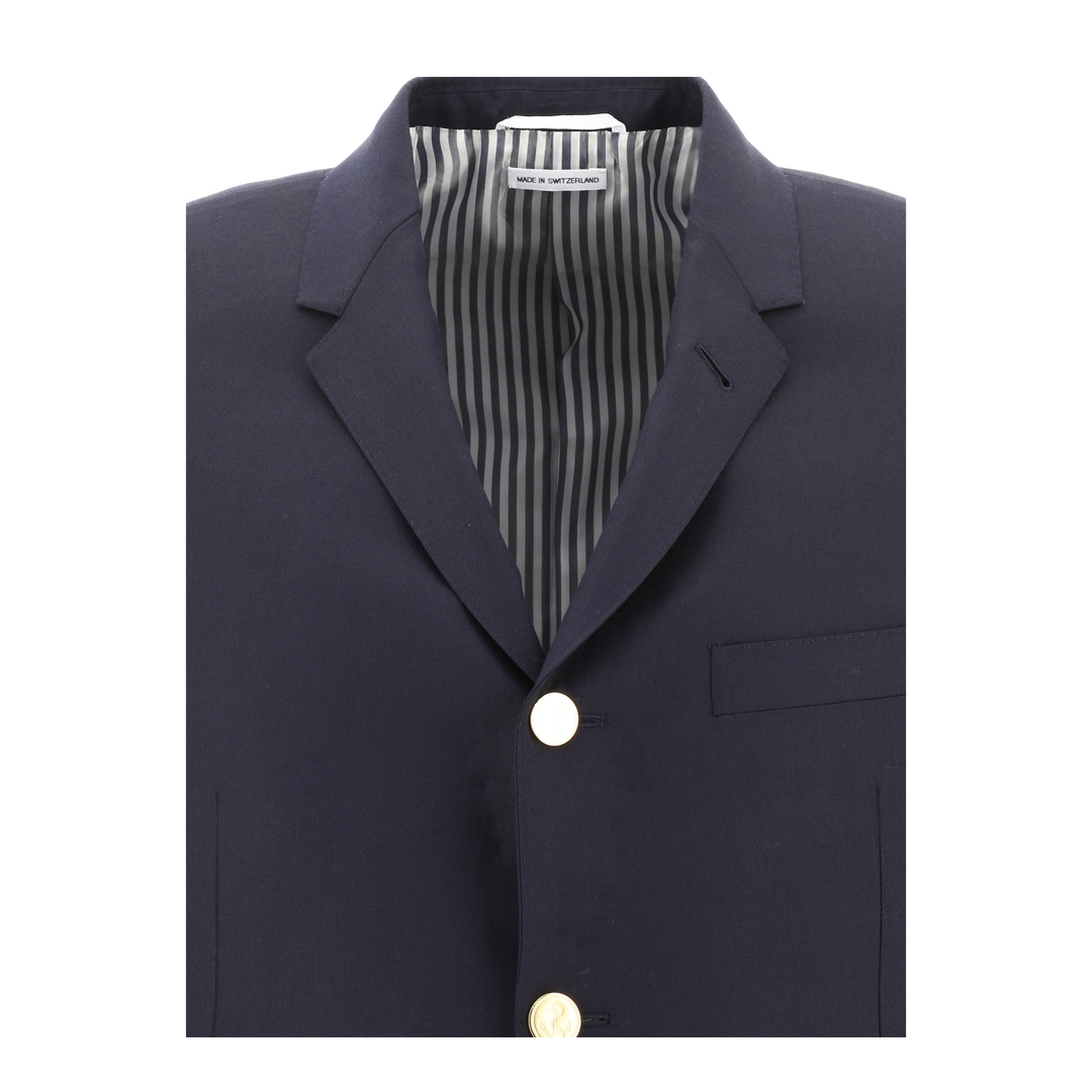 Wool Single-Breasted Blazer - Image 4