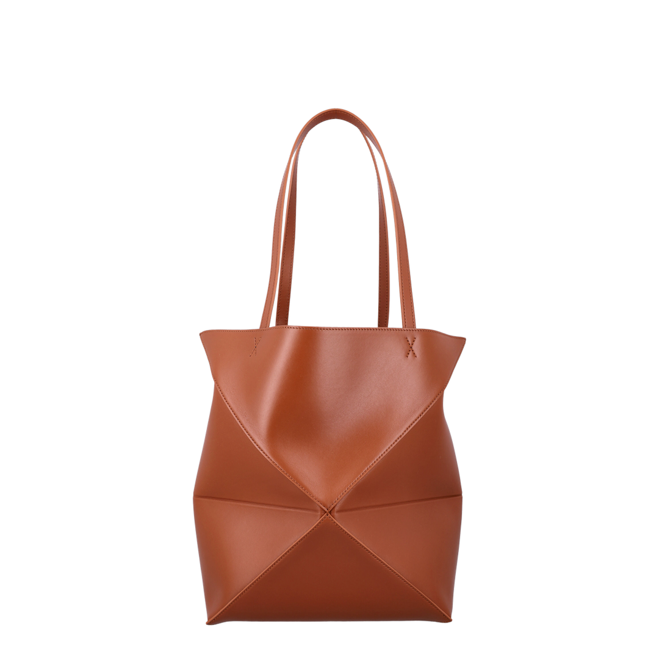 Puzzle Medium Calfskin Tote - Squirrel - Image 3