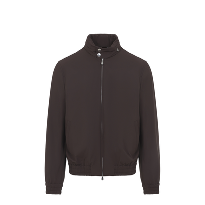 Water Resistant Blouson Jacket Brown - Image 1
