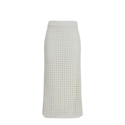 Cotton Mesh Skirt - Image 1