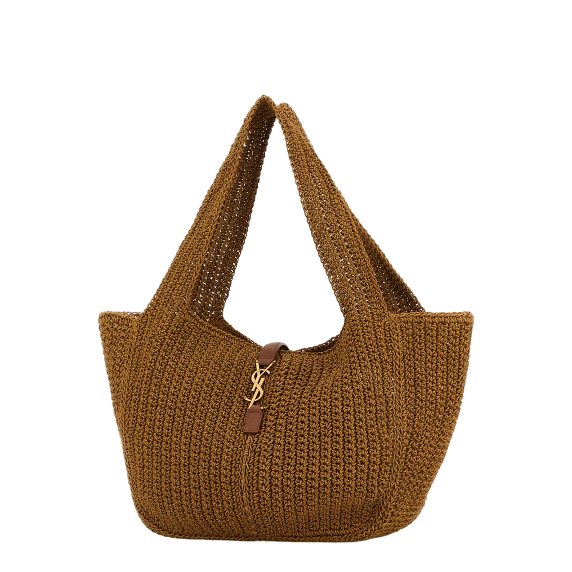 Le 5 à 7 Cord and Leather Tote Bags - Brown - Image 4