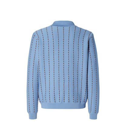 Light Blue Cotton Knit Jumper - Image 2