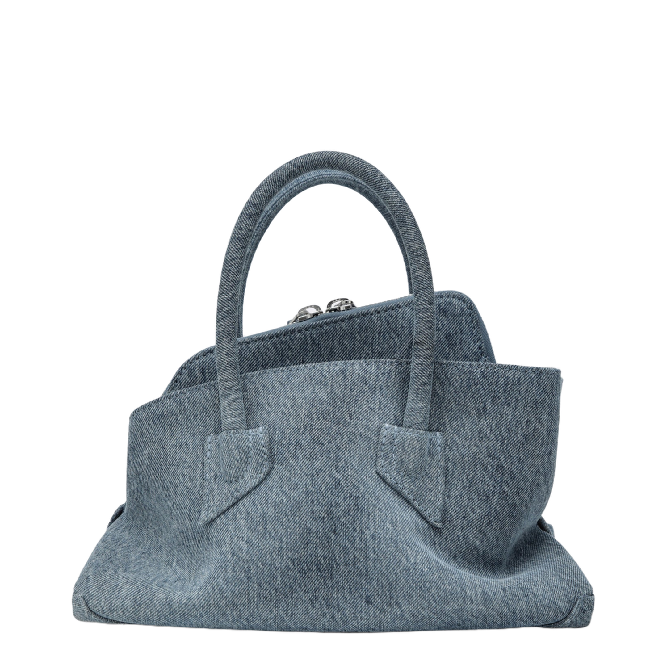 La Passeggiata Mini bag in washed denim - Image 2