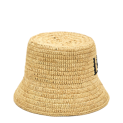 Raffia Bucket Hat - Image 2