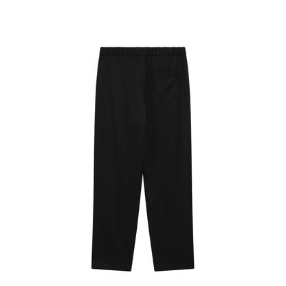 Black Wool-Blend Trousers - Image 2
