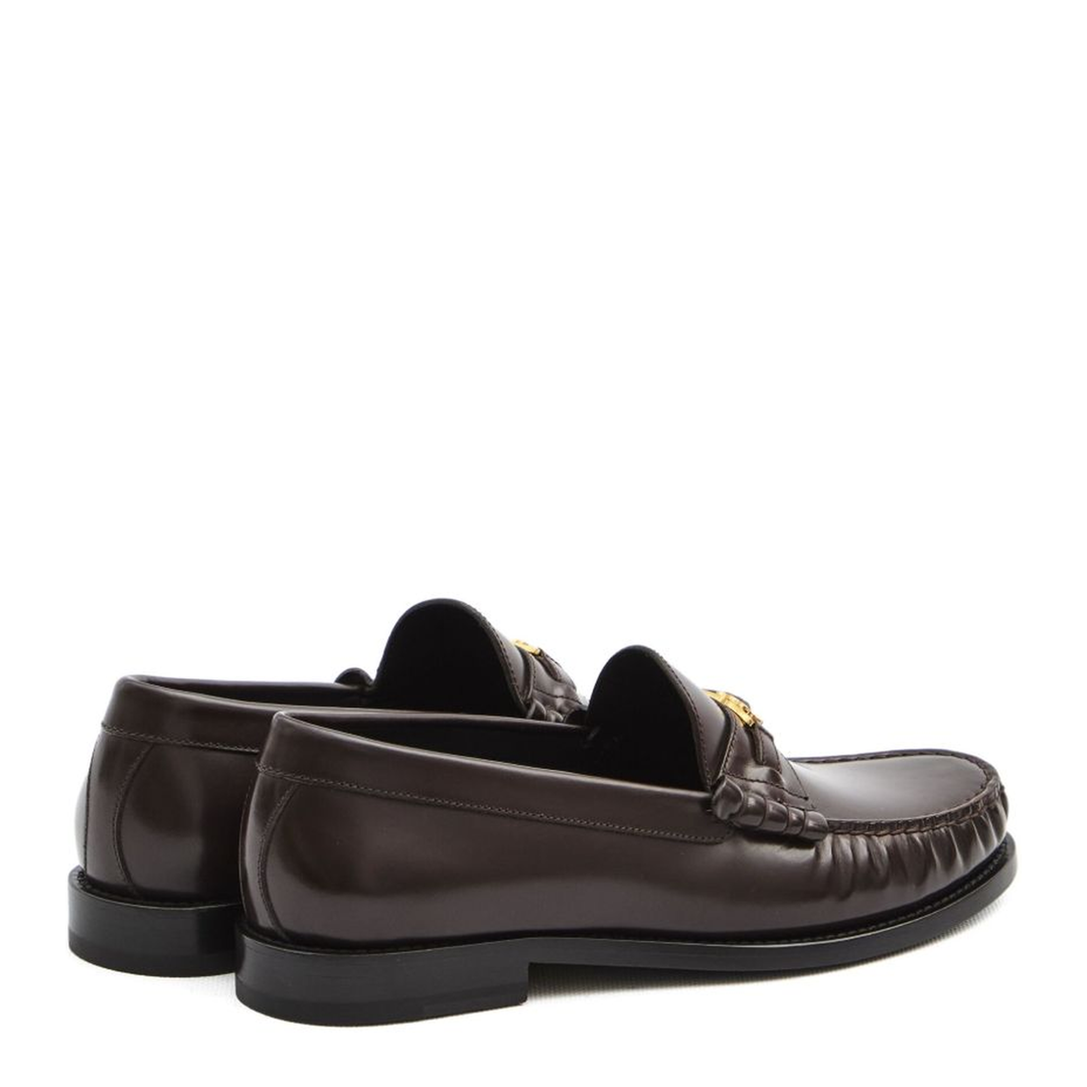 Luco Loafer in Polished Bullskin - Dark Brown - Image 2