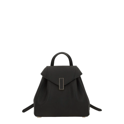 Iside Mini Leather Backpack Black - Image 1