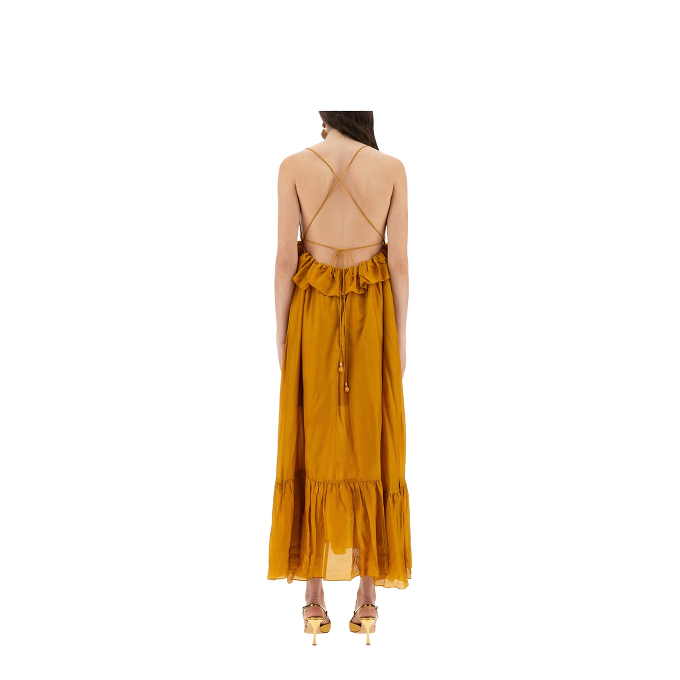 Silk Maxi Dress - Image 3