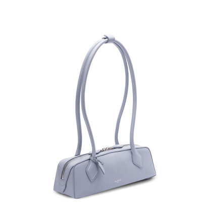 Le Teckel Small Leather Shoulder Bag - Light Blue - Image 3