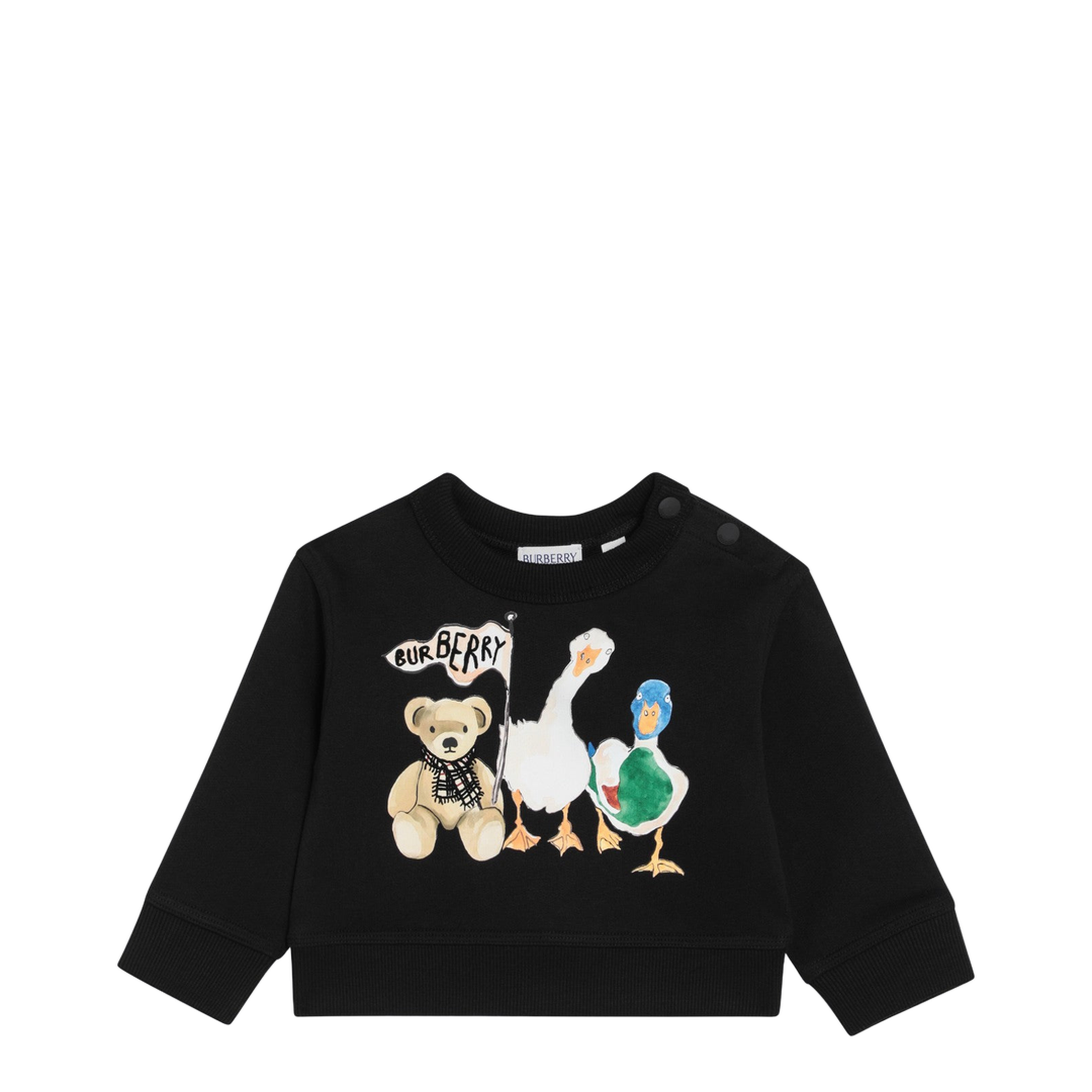 Black Sweatshirt with Thomas Bear and Friends - Image 1