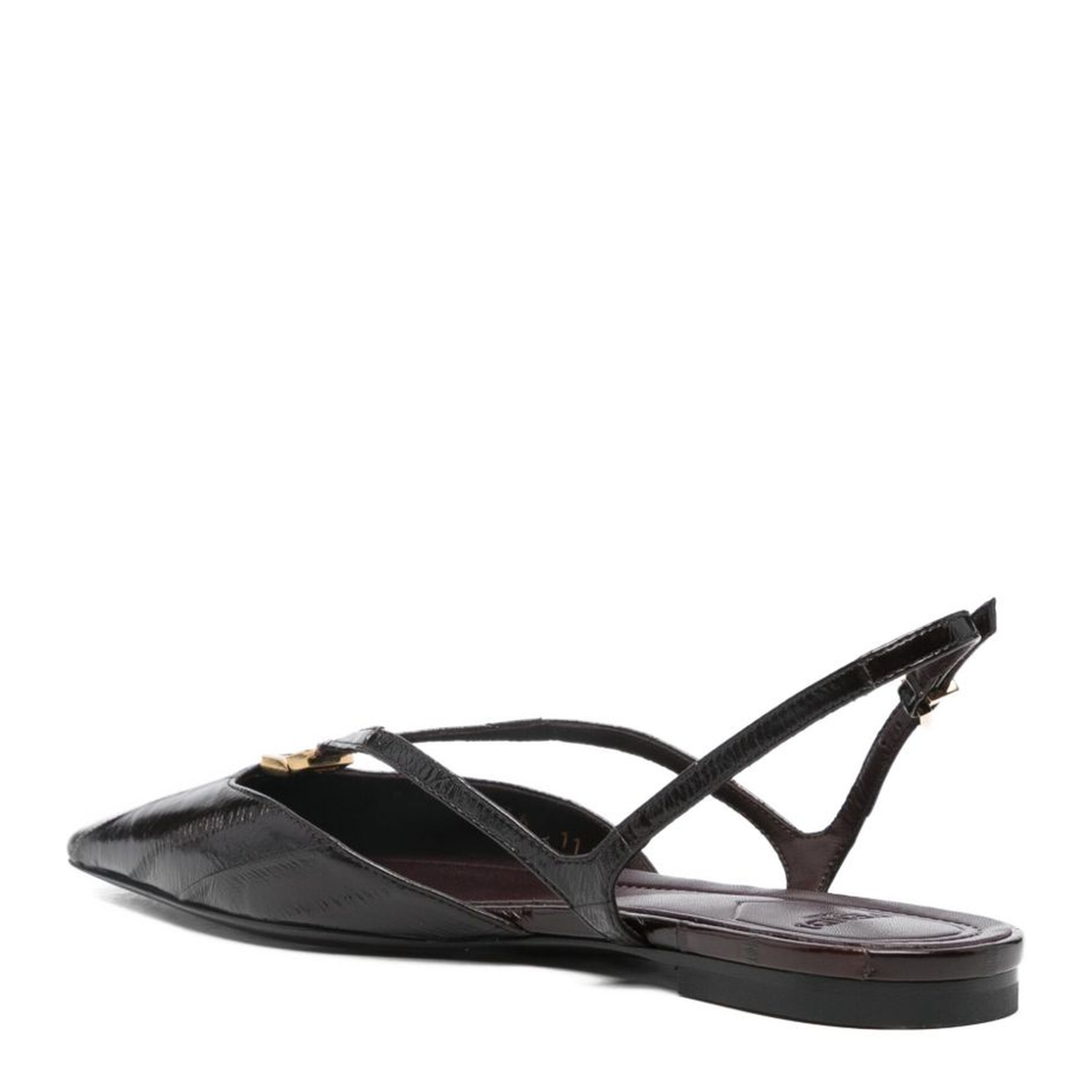 Flat Shoes Brown - Image 3