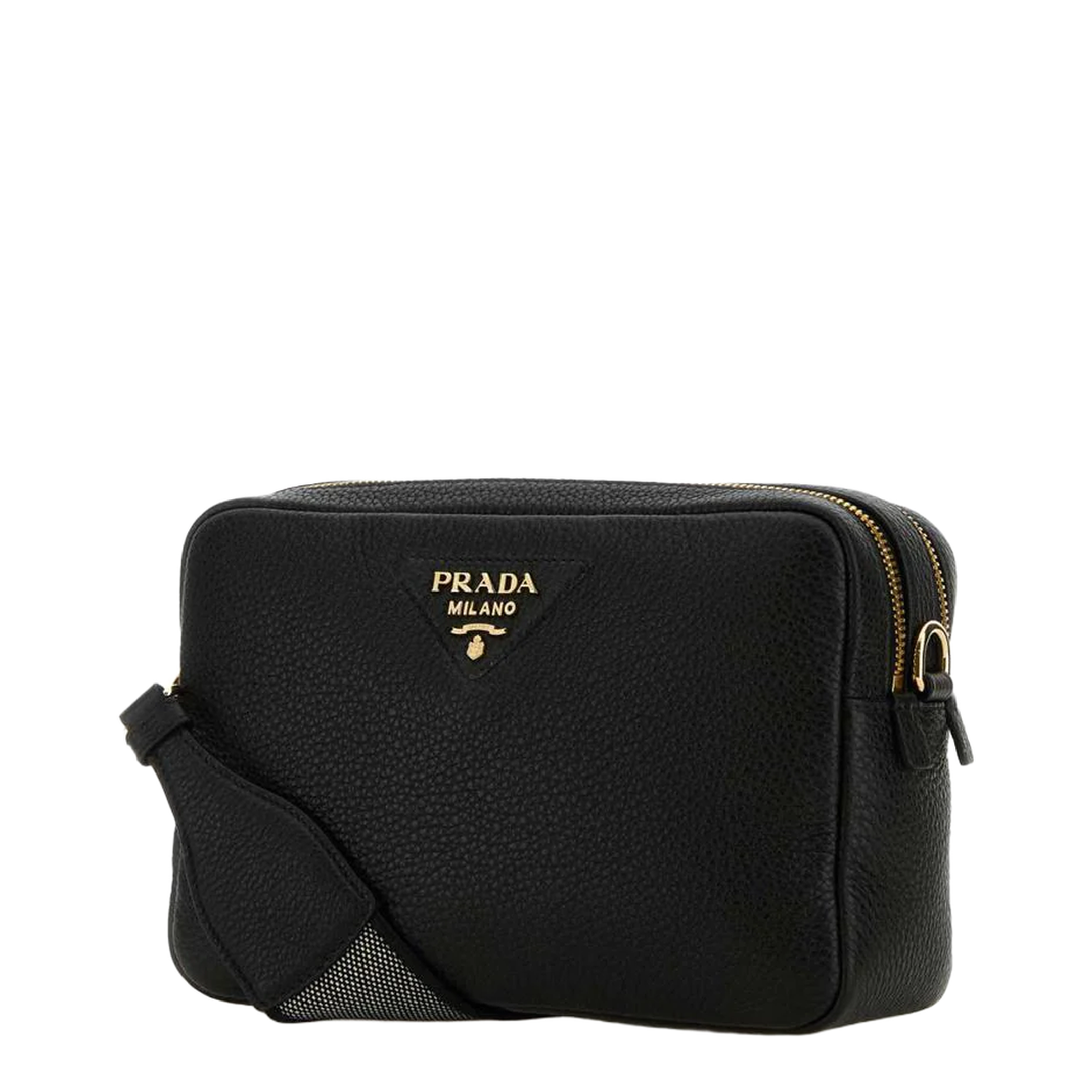 Black Leather Crossbody Bag - Image 2