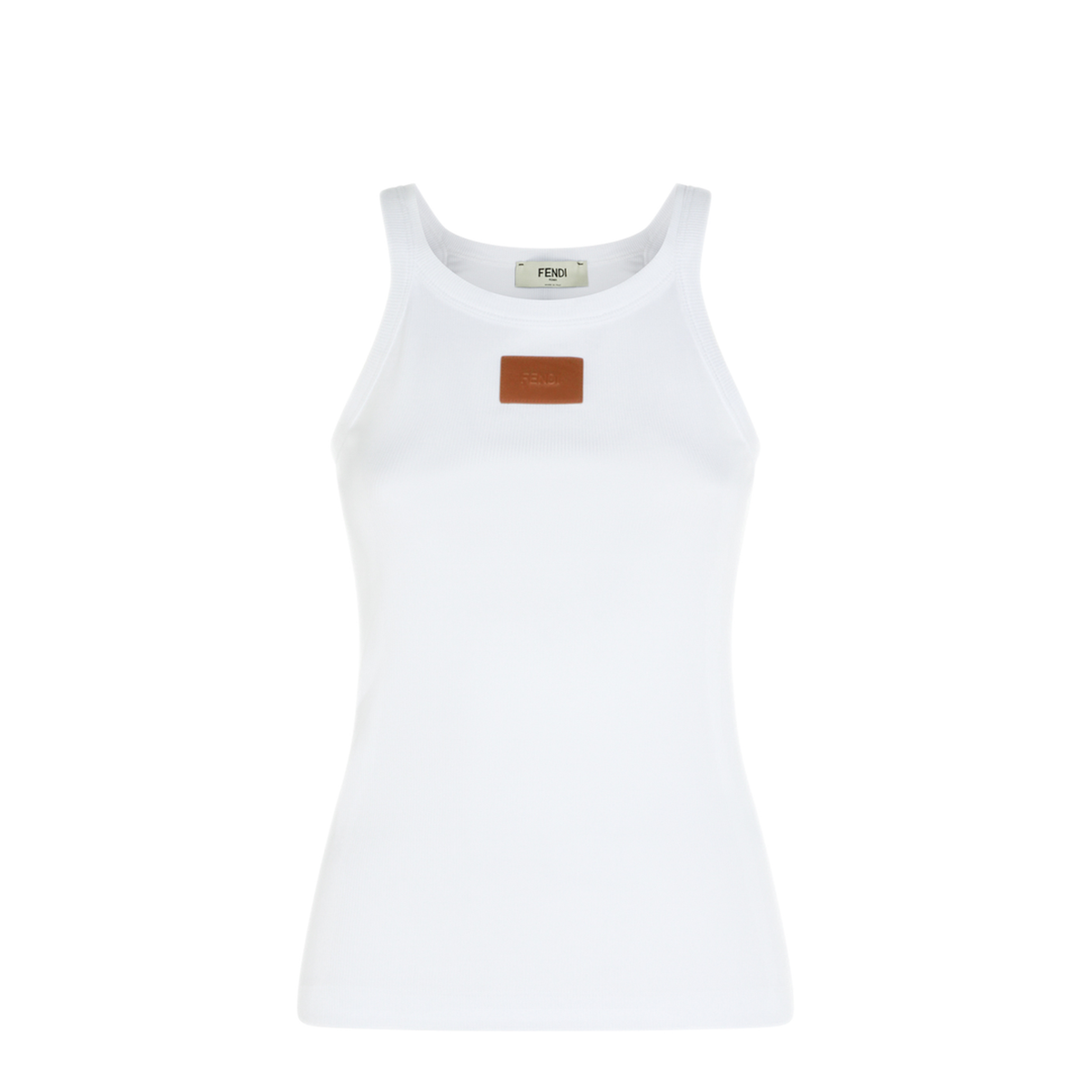 White Top with Logo Patch - Image 1