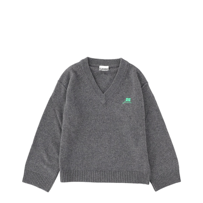 Logo Sweater in Grey - Image 1