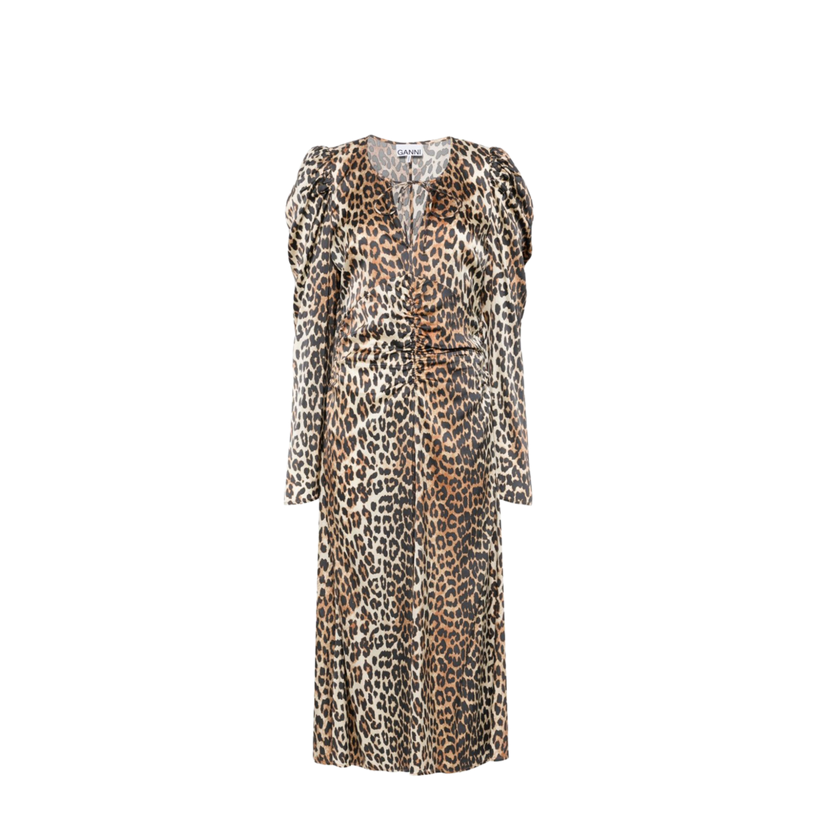 Midi Dress with Animal Print - Image 1