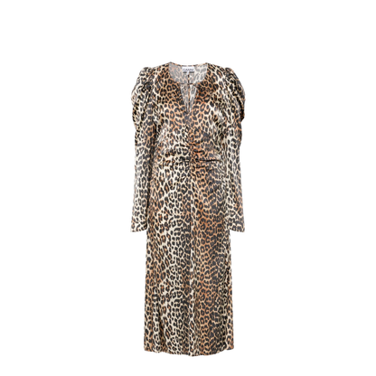 Midi Dress with Animal Print - Image 1