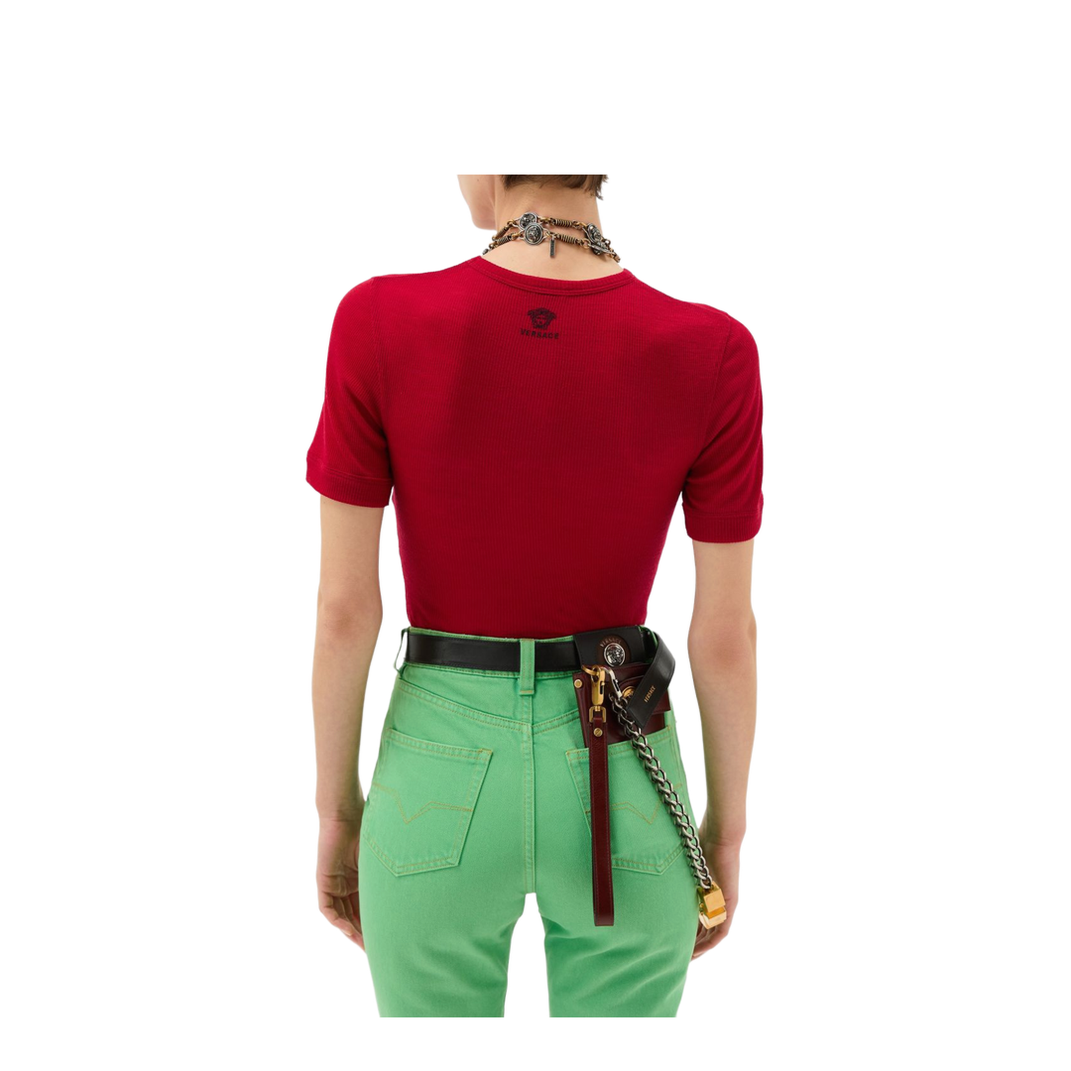 Ribbed Cotton T-Shirt - Image 3